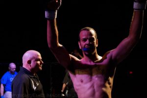 Jon celebrating last weekend's win